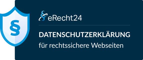 Datenschutz eRecht24 Siegel Datenschutz eRecht24 Siegel