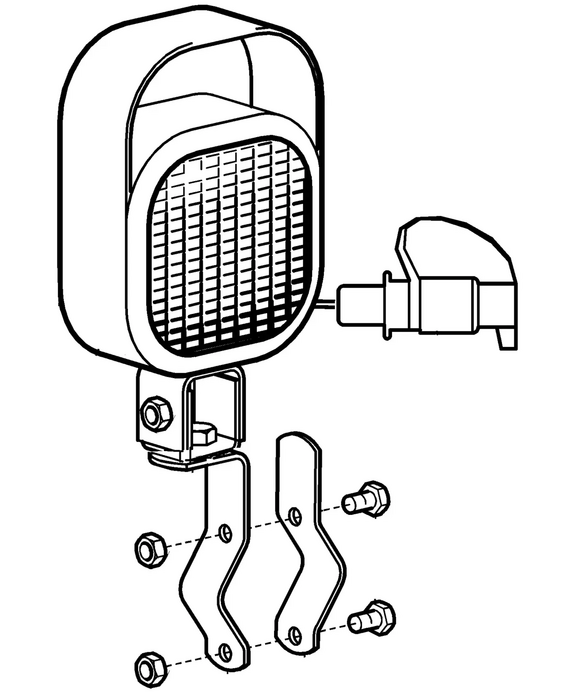agria 3479521 Arbeitsscheinwerfer agria 3479521 Arbeitsscheinwerfer