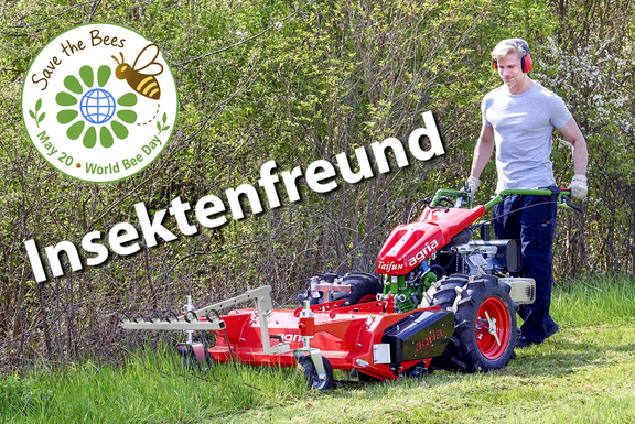agria 5900 Taifun mit Schlegelmulcher und Insektenfreund agria 5900 Taifun mit Schlegelmulcher und Insektenfreund
