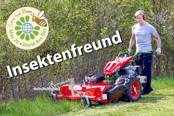 agria 5900 Taifun mit Schlegelmulcher und Insektenfreund agria 5900 Taifun mit Schlegelmulcher und Insektenfreund