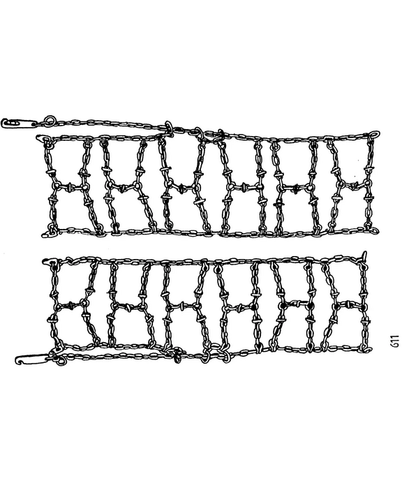 Artikel: 2490 991 Schneeketten für 4.00 - 8 AS, Spurkreuz Artikel: 2490 991 Schneeketten für 4.00 - 8 AS, Spurkreuz