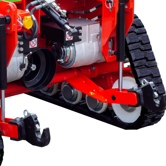 agria 9700e Standard-Dreipunkt-Aufnahme Standard-Dreipunkt-Aufnahme (KAT 1) für hohe Flexibilität unterschiedlicher Anbaugeräte