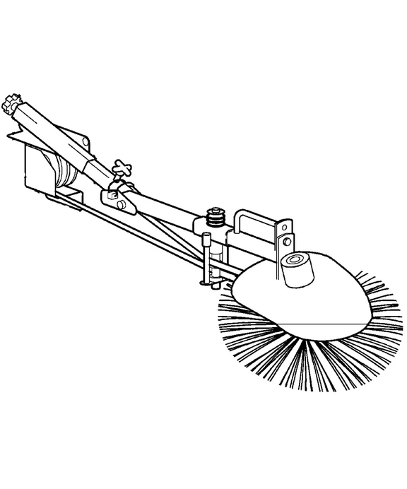 Seitenbesen ø 40 cm, höhenverstellbar Seitenbesen ø 40 cm, höhenverstellbar