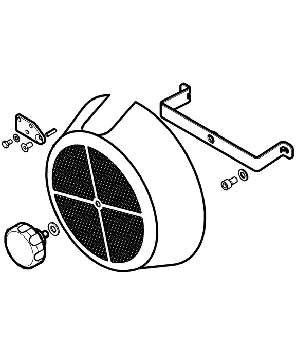 agria 5938913 Bausatz Lüftersieb für Kohler agria Bausatz Lüftersieb für Kohler