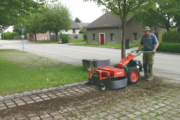 agria 5900 Taifun mit Wildkrautbürste B 100 agria 5900 Taifun mit Wildkrautbürste B 100