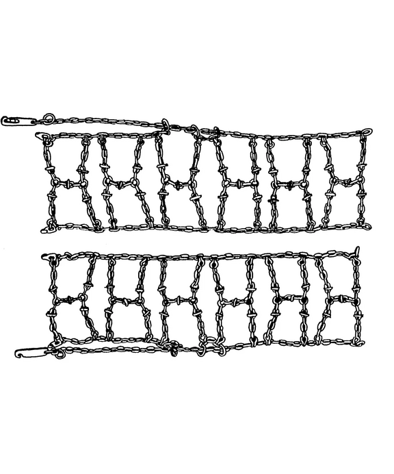 Artikel: 2590 971 Schneeketten für 5.00-12 AS, Spurkreuz Artikel: 2590 971 Schneeketten für 5.00-12 AS, Spurkreuz